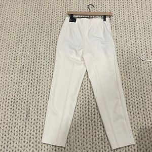 Express slim white pants